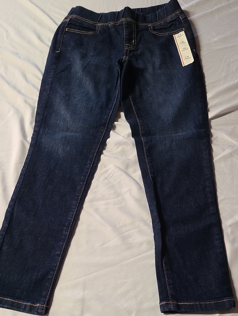 Cat & Jack Dark Indigo Girls Straight Jeans